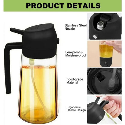 2-in-1 Oil Sprayer and Pourer